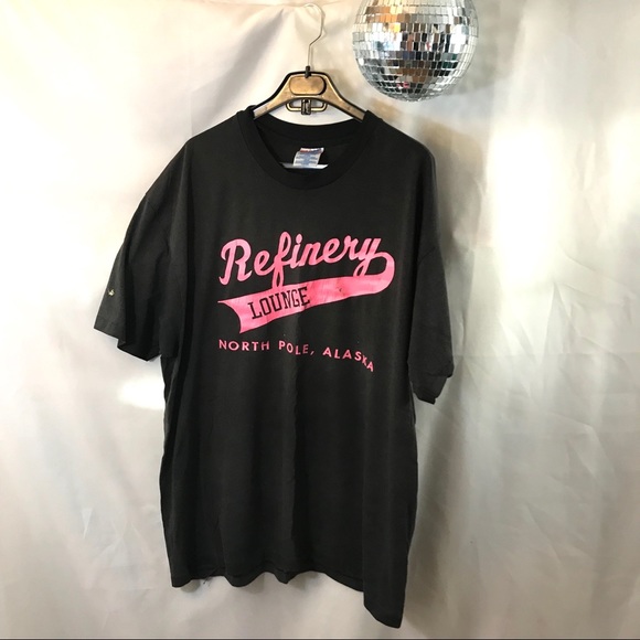 Vintage Other - Vintage 90s Refinery Lounge North Pole AK T-shirt